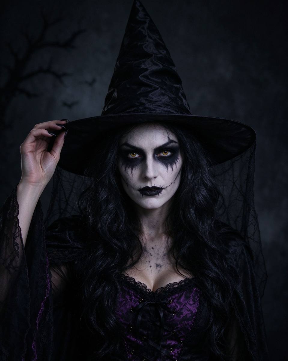 Witch face filter preview